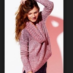 American Eagle Soft Marled Ombre Cowl Sweater